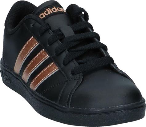 adidas baseline zwart goud|adidas Baseline K Zwarte Sneakers .